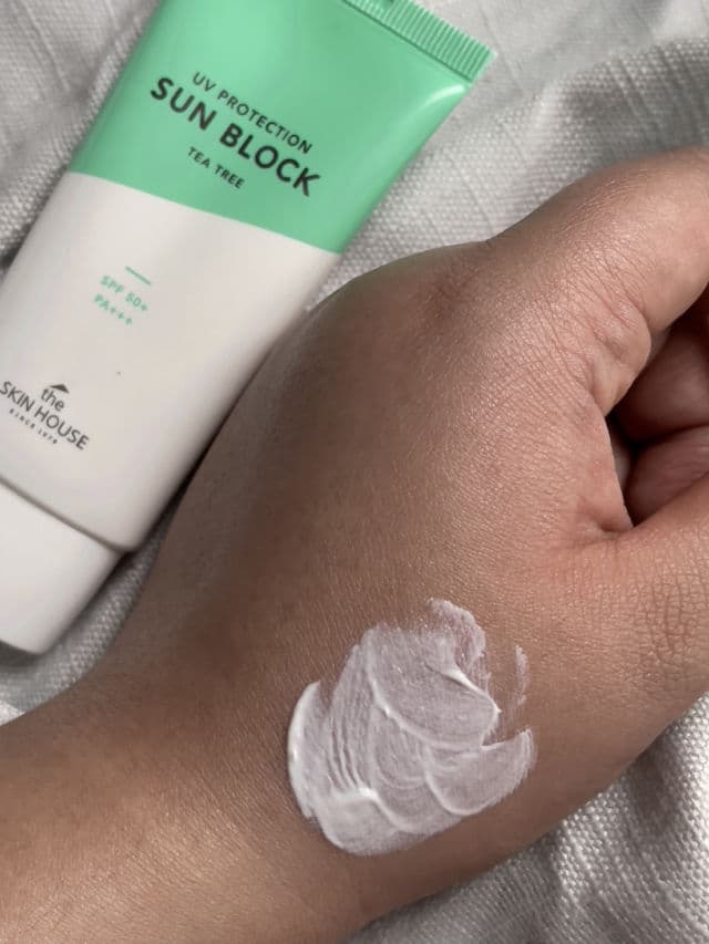 The Skin House  UV Protection Sunblock Tea Tree SPF 50+ PA+++ review photo by feedthyface