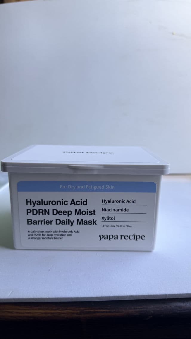 PAPA RECIPE Hyaluronic Acid PDRN Deep Moist Barrier Daily Mask review photo by aneliberdeja