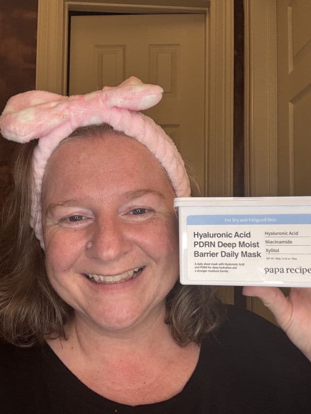 PAPA RECIPE Hyaluronic Acid PDRN Deep Moist Barrier Daily Mask review photo by Testerweezy