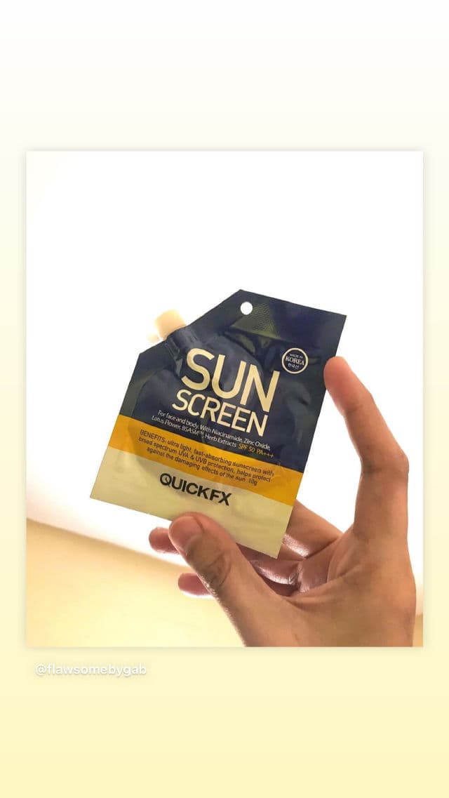 QUICK FX Sun Block 10g review photo by flawsomebygab