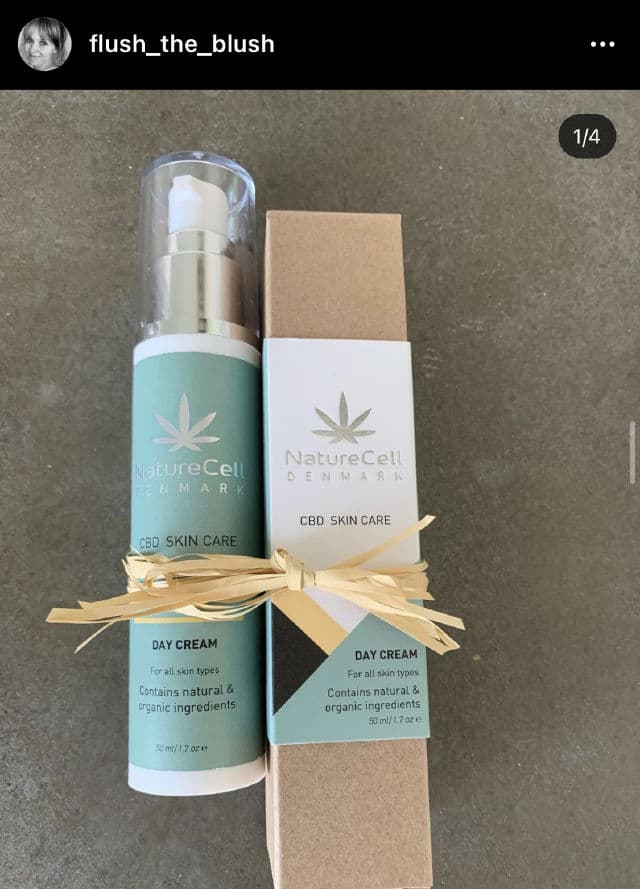 NatureCell Denmark CBD Skin Care - Day Cream review photo by flushtheblush
