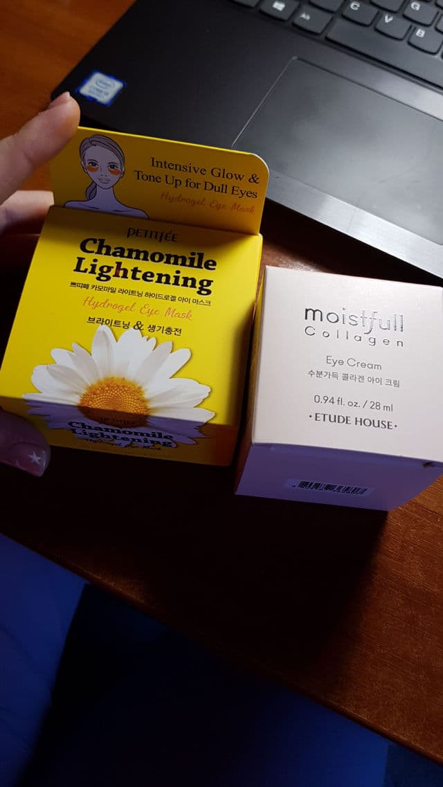 Petitfee Chamomile Lightening Hydrogel Eye Mask review photo by fox