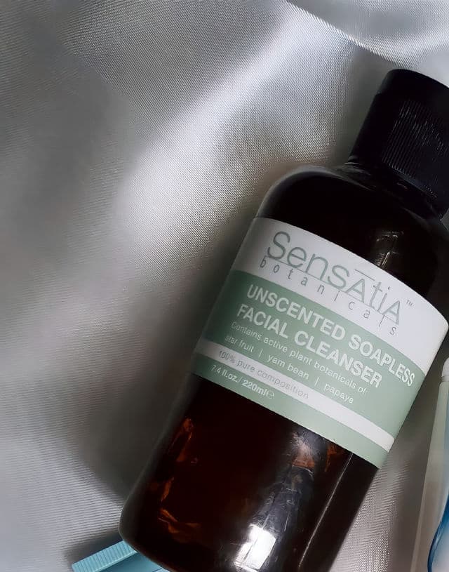 Sensatia Botanicals Unscented Soapless Facial Cleanser review photo by Freckless
