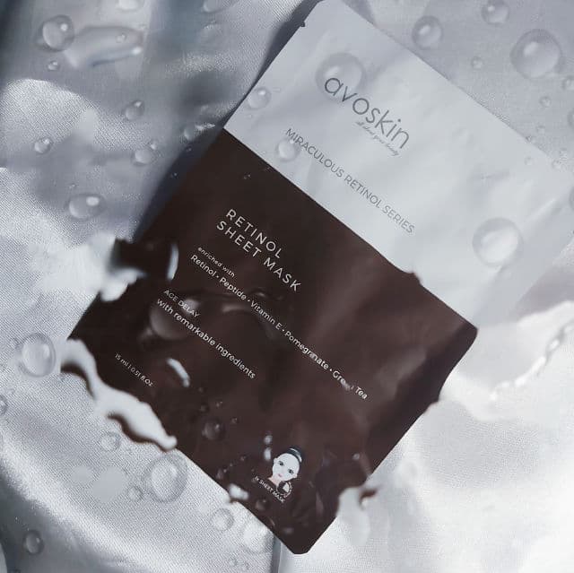Avoskin Miraculous Retinol Sheet Mask review photo by Freckless