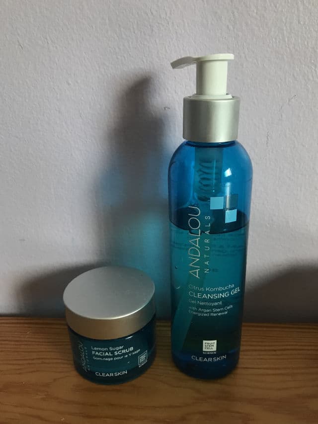 Andalou Naturals Clear Skin Citrus Kombucha Cleansing Gel review photo by freebiesbysarah