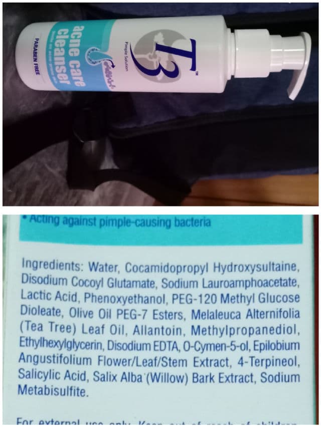 T3 Acne Care Cleanser review photo by aleeyalee