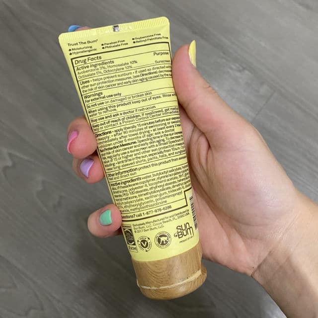 Sun Bum Face Lotion SPF 50 review photo by geed