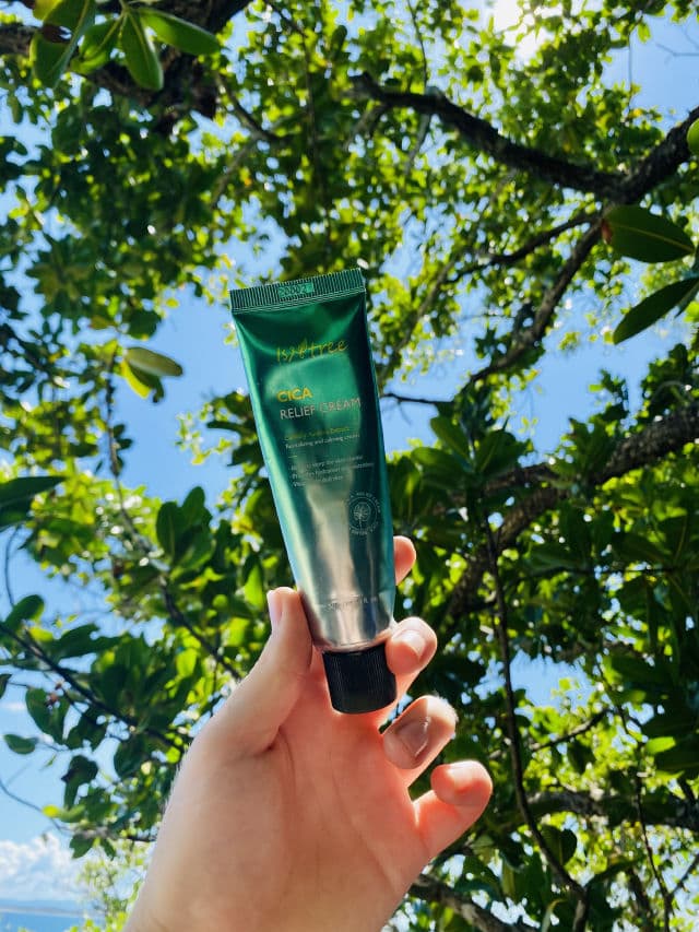ISNTREE Cica Relief Cream review photo by skincareaddictaus