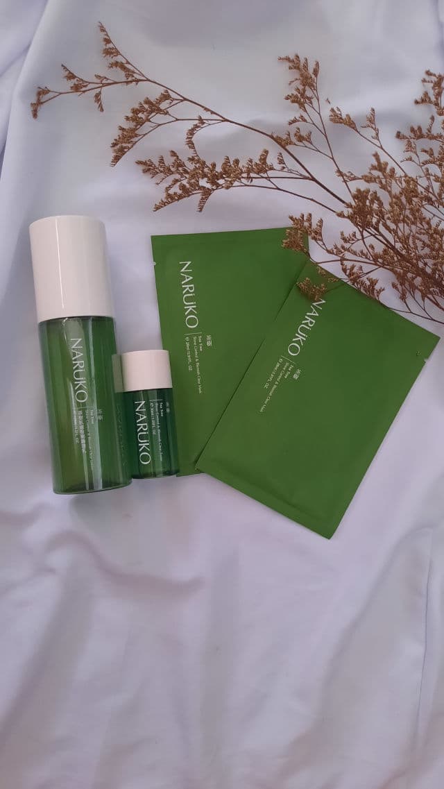 Naruko Tea Tree Shine Control & Blemish Clear Mask review photo by glowingpotato