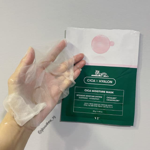 VT COSMETICS Cica Care Cica Sheet Mask review photo by glowwithmesg