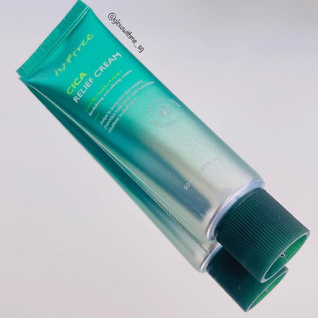 ISNTREE Cica Relief Cream review photo by glowwithmesg