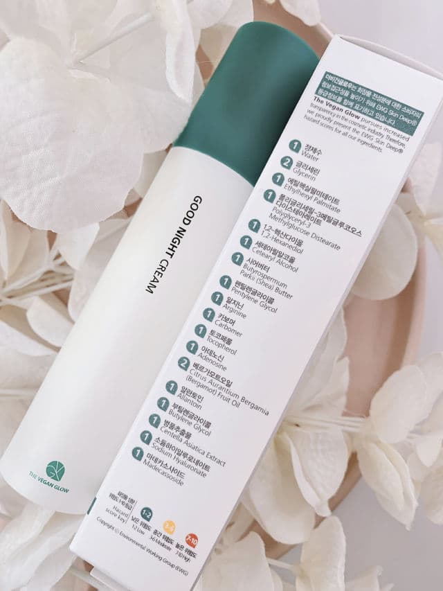 The Vegan Glow Good Night Cream review photo by glowyame