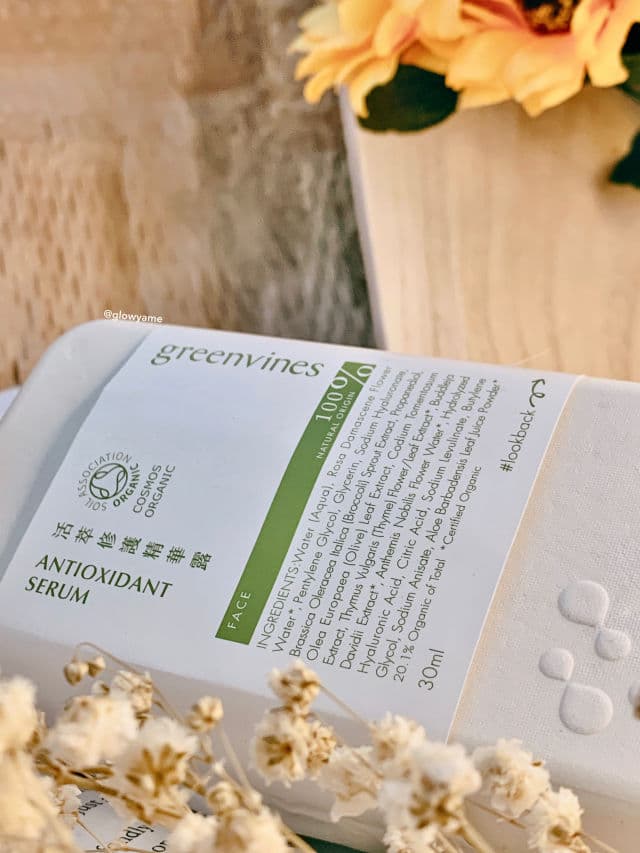 Greenvines Know More Luminosity Serum review photo by glowyame