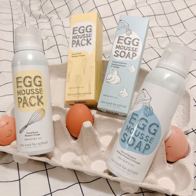 TOO COOL FOR SCHOOL Egg Mousse Pack review photo by glowyourskinaus