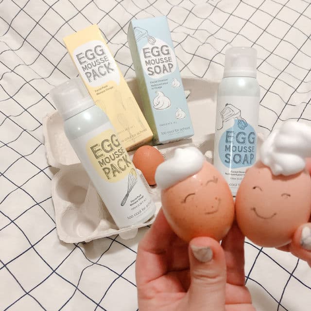 TOO COOL FOR SCHOOL Egg Mousse Pack review photo by glowyourskinaus