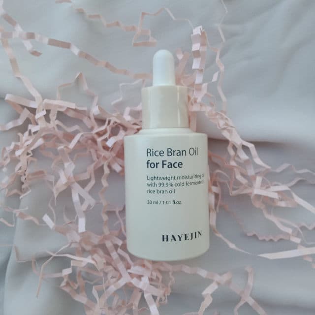 HAYEJIN Rice Bran Oil for Face review photo by gracieskin