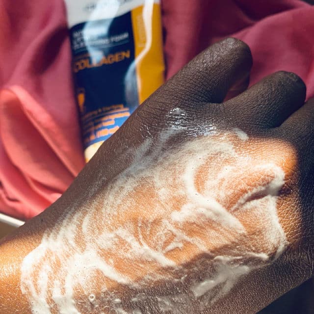 MEDIHEAL Lifting Cleansing Foam with Collagen review photo by greenmilamonster