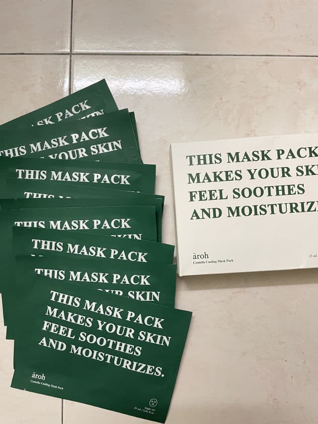 Aroh Centella Herb Cooling Mask Pack review photo by gwenkpy