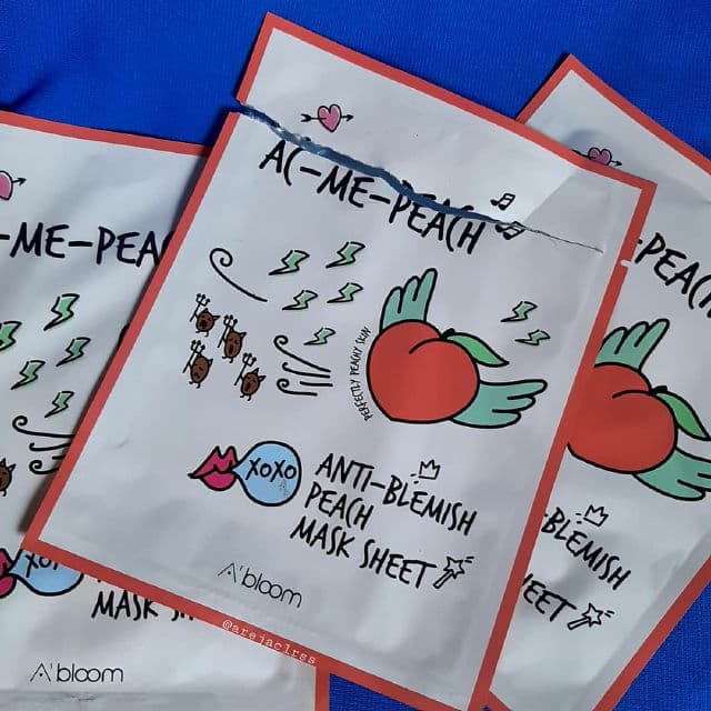 A'bloom AC-Me-Peach Anti-Blemish Peach Mask review photo by gwydr