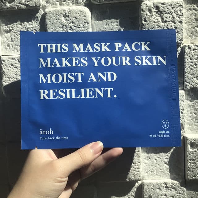 Aroh Marine Energy Moisture Mask review photo by halleysburrow