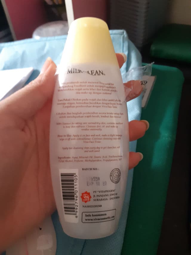 Viva Cosmetics Milk Cleanser with Bengkuang & Sunflower Extract review photo by han