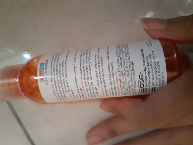 Purbasari Clean Face Micellar Water 3-in-1 - Oily Skin review photo by han