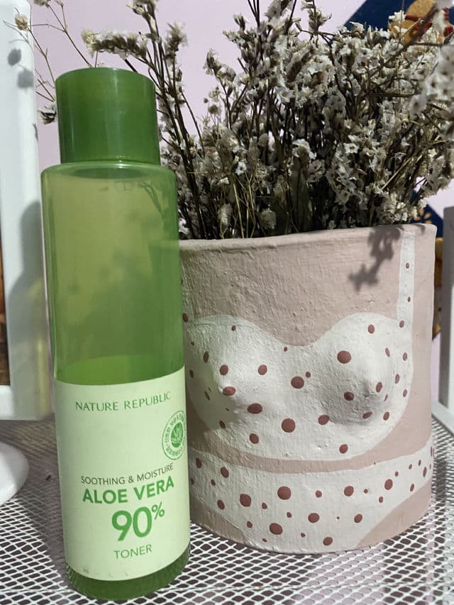 NATURE REPUBLIC Soothing & Moisture Aloe Vera 90% Toner review photo by hapiyatot