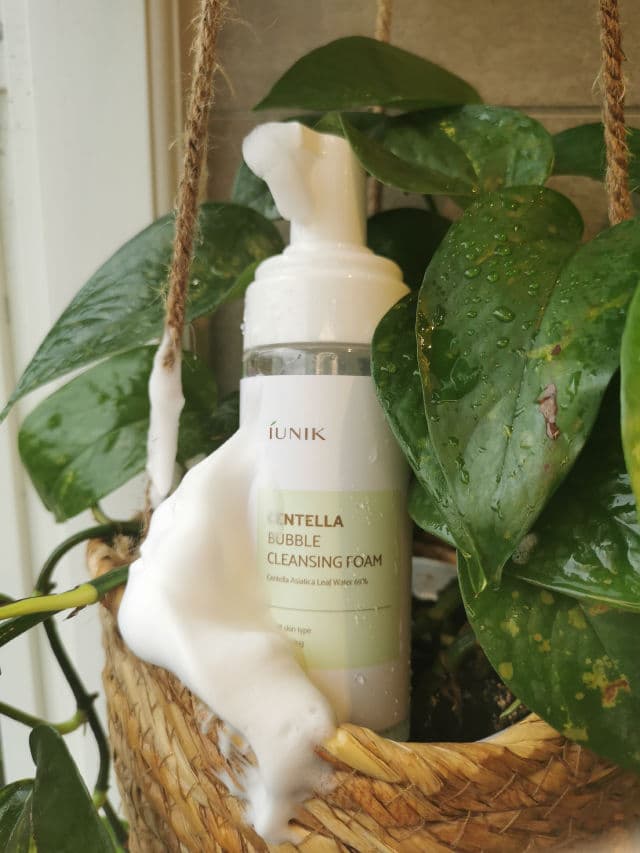 Iunik Centella Bubble Cleansing Foam review photo by hashiskincare