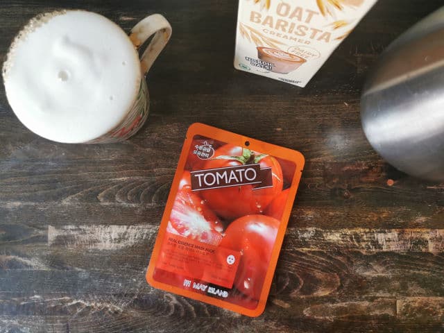 MAY ISLAND Tomato Real Essence Mask Pack review photo by hashiskincare
