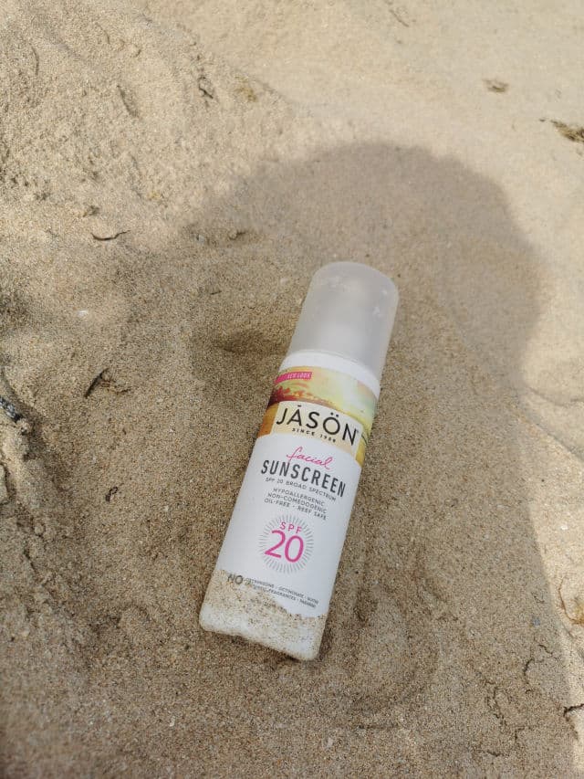 Jason Naturals Pure Natural Sun Facial Sunscreen Broad Spectrum SPF 20 review photo by hashiskincare
