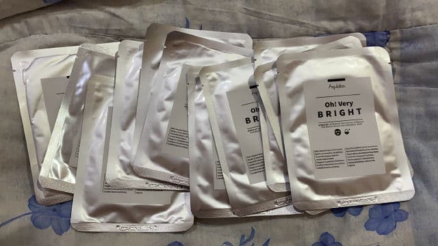 Aqulabo Oh Very Bright Mask Sheet review photo by helloshinau