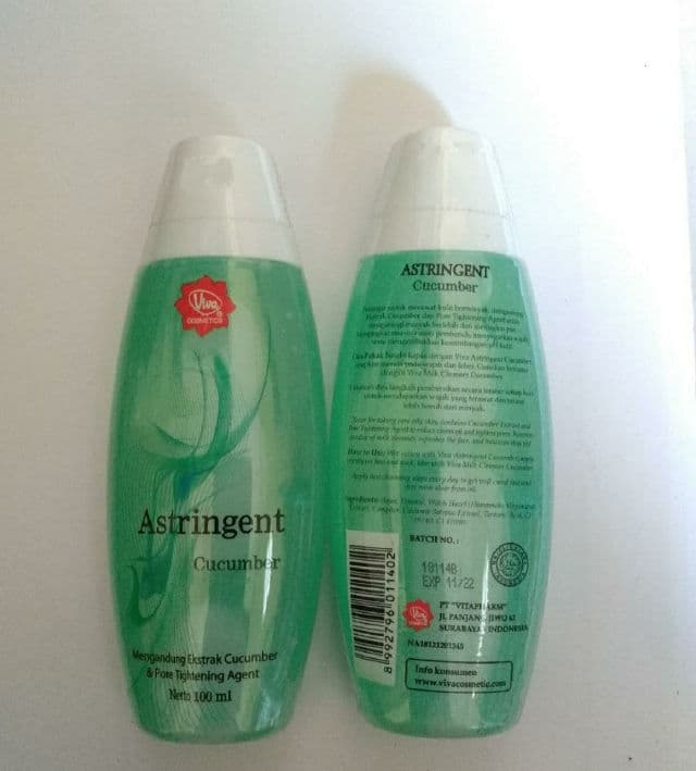 Viva Cosmetics Astringent Cucumber review photo by henskincare