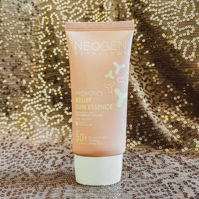 NEOGEN Probiotics Relief Sun Essence SPF 50 PA++++ review photo by mcbrz