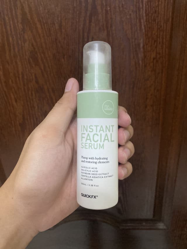 QUICK FX Clean Collection Instant Facial Serum review photo by heyyjoshh