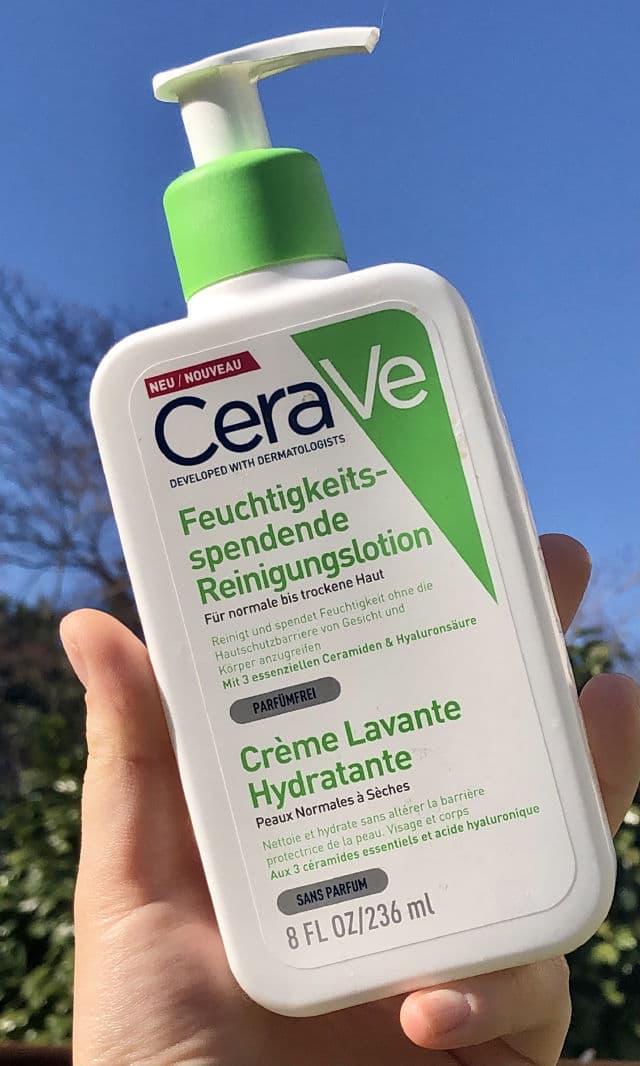 CeraVe Hydrating Facial Cleanser review photo by hina