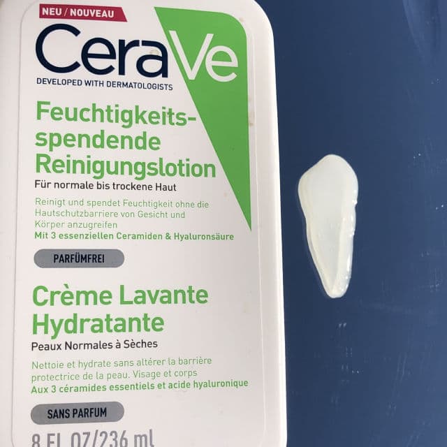 CeraVe Hydrating Facial Cleanser review photo by hina