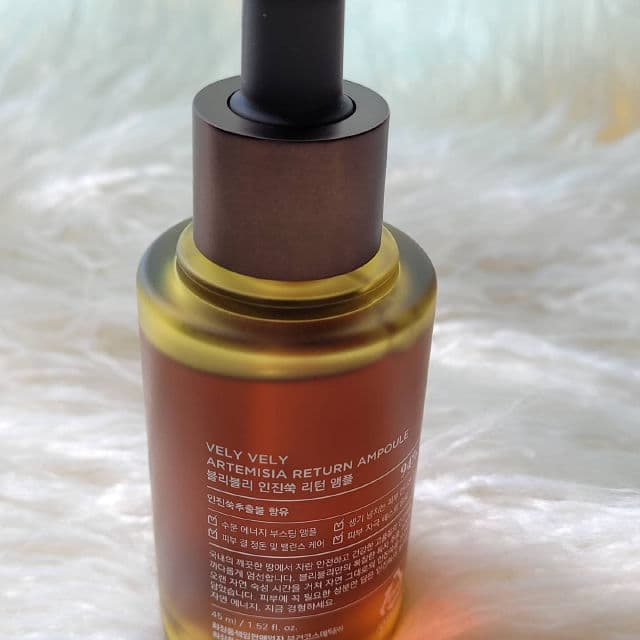 Vely Vely Artemisia Return Ampoule review photo by hmpocketglam