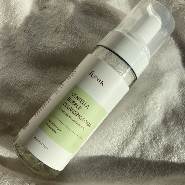 Iunik Centella Bubble Cleansing Foam review photo by hoarderbeauty