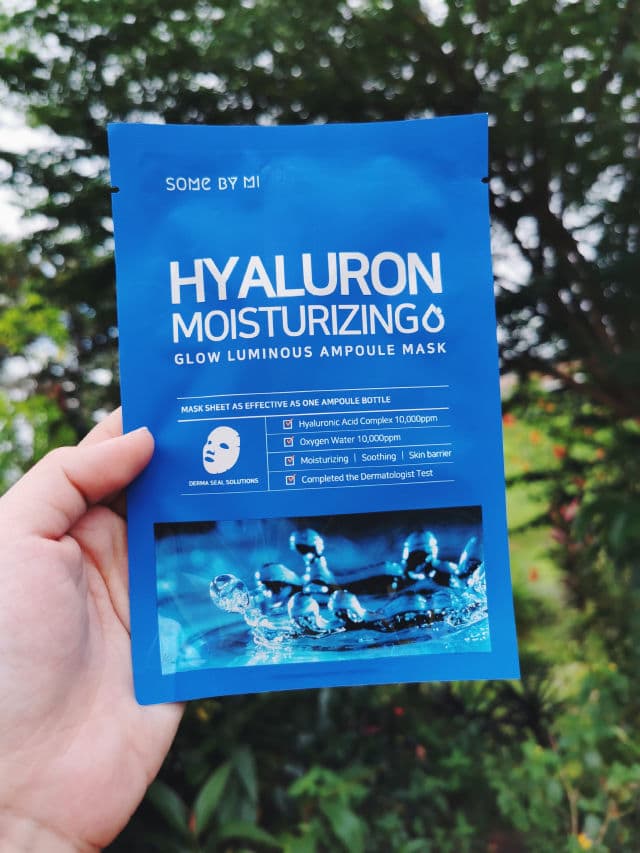 Some By Mi Hyaluron Moisturizing Glow Luminous Ampoule Mask review photo by htebbethhteb