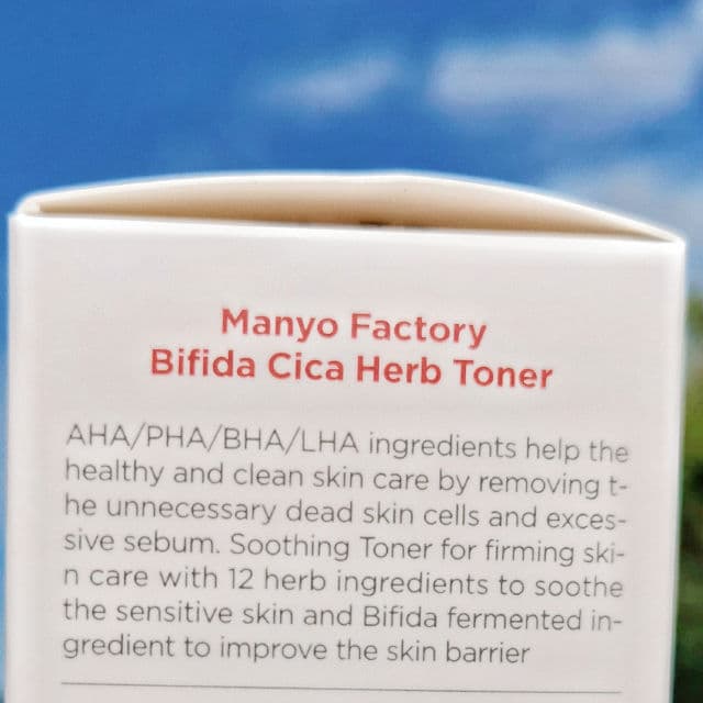 manyo Bifida Cica Herb Toner review photo by htebbethhteb
