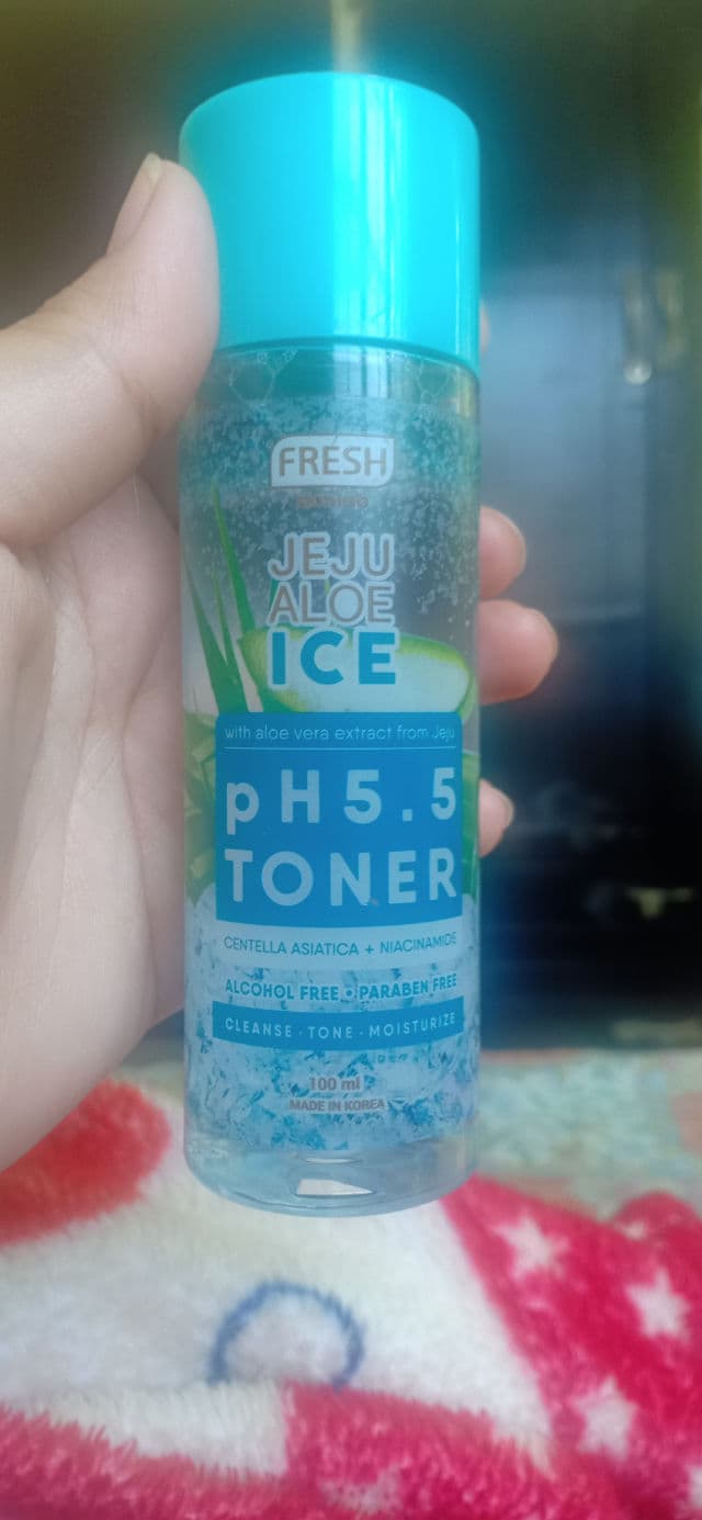 Fresh Skinlab Jeju Aloe Ice pH 5.5 Toner  review photo by iamcarlalouch