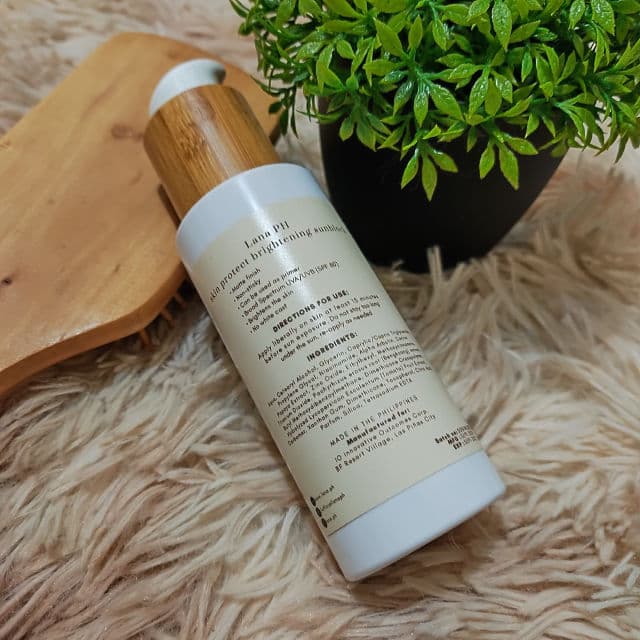 Lana Skin Protect Brightening Sunblock review photo by skinvenue