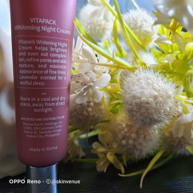 Vitapack Whitening Night Cream review photo by skinvenue