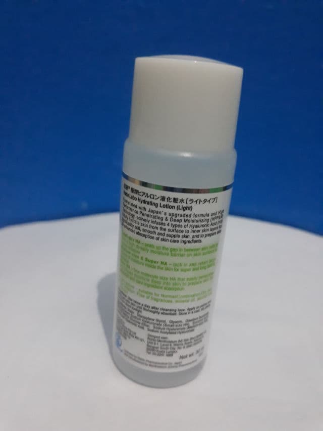 Hada Labo Hydrating Lotion Light review photo by irfana