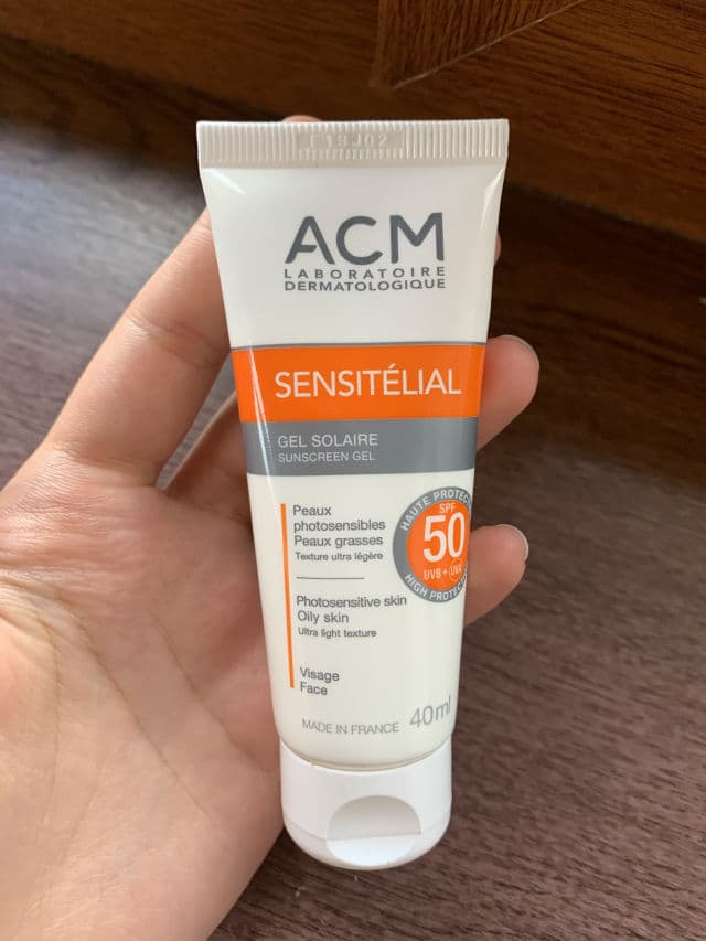 ACM Sensitelial Sunscreen Gel SPF 50 review photo by irinuk