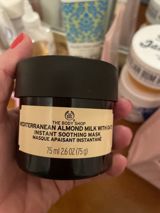 The Body Shop Mediterranean Almond Milk with Oats Instant Soothing Mask review photo by itsthatglow