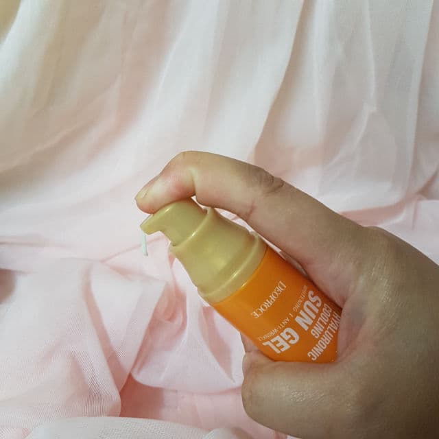Deoproce Hyaluronic Cooling Sun Gel SPF 50+/PA+++ review photo by izmelexxie