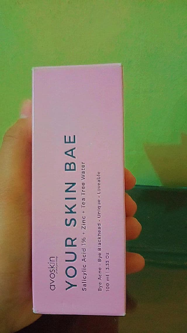 Avoskin Your Skin Bae Salicylic Acid 1% + Zinc + Tea Tree Water review photo by izzhuhadmizha
