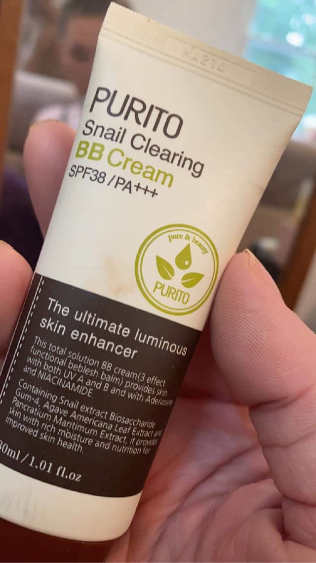 PURITO [Discontinued] Snail Clearing BB Cream SPF38 PA+++ #23 Natural Beige review photo by jaelynnrae007