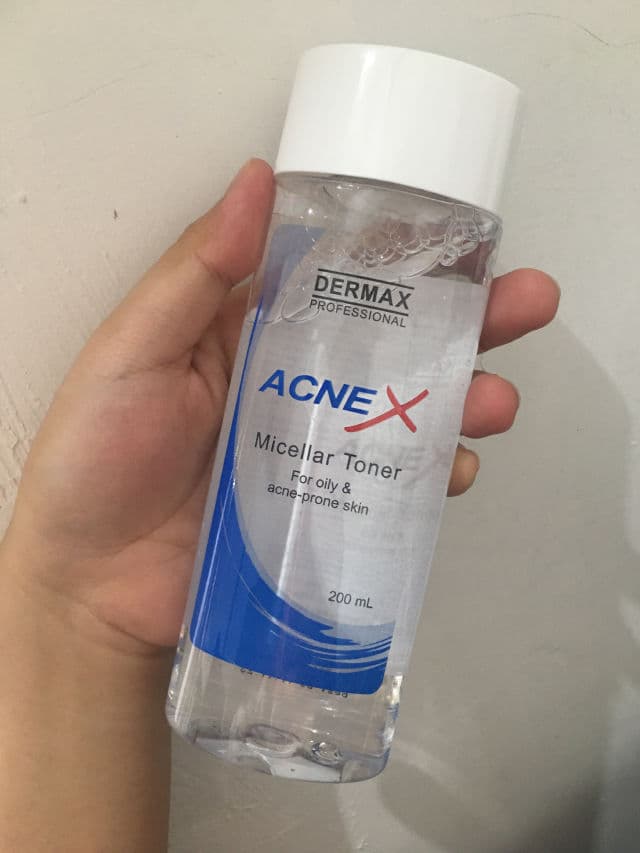 DERMAX PROFESSIONAL AcneX Micellar Toner review photo by jamnesreen